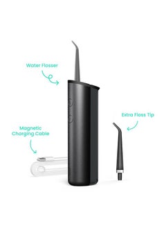 Water Flosser With Replacement Tip - Cordless Water Flosser With Adjustable Pressure - Teeth Cleaner Pick With 360 Degree Rotating Replaceable Tip, Rechargeable Water Dental Pick - All-Black - pzsku/ZDA3C5B3D8C358E99311FZ/45/_/1730727805/60a86540-6322-41ab-9c53-1b390fee8e3f