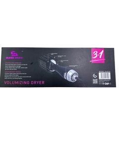 Generic Hair Dryer and Styler Hot Air Brush 3 in 1 Black Volumizer with Negative Ion ceramics high quality spread the heat for all surface 1200W  - Image 1