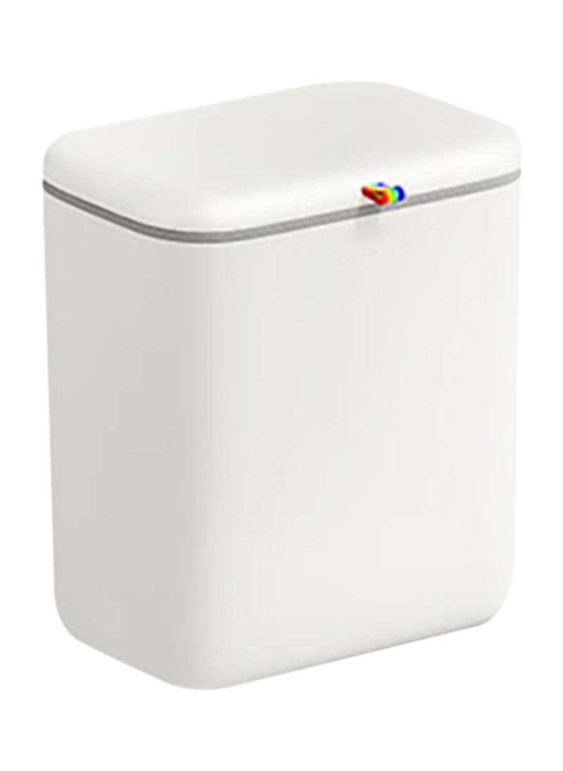 LIMITLESS Trash Can With Lid Rainbow Kitchen Hanging Compost Bin, Wall Mount Slide Open Kitchen Cabinet Door, Sink Plastic Garbage Can, Gallon Under Kitchen Counter Bin, 3.3 gallons/12.5 L  - Image 1