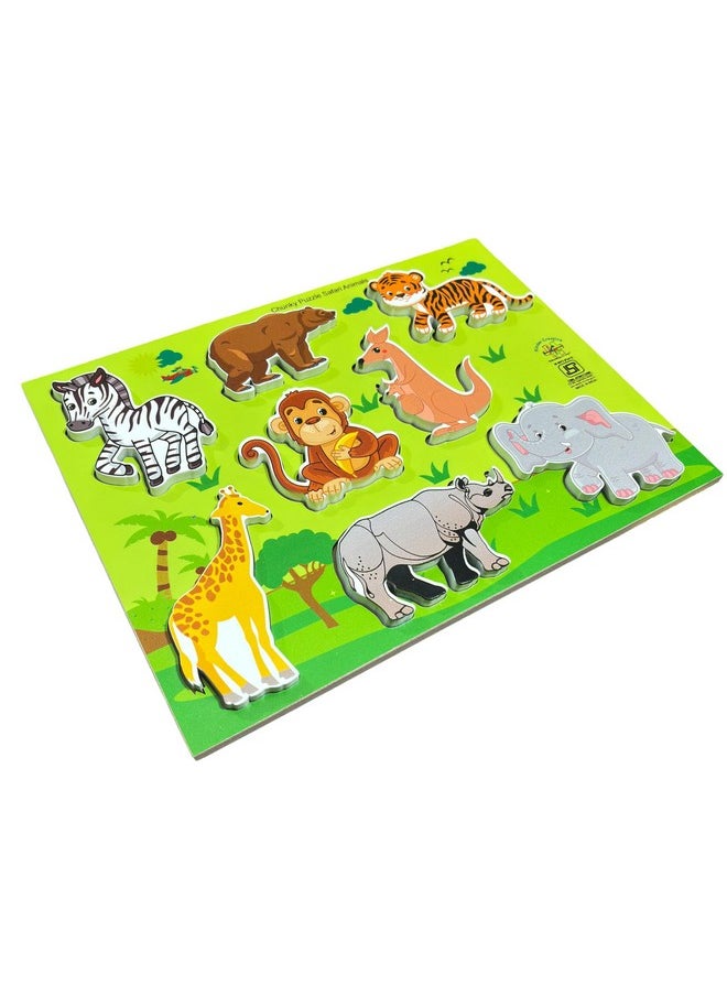 Kinder Creative Kinder Creative 3D Domestic Animals Stacking Puzzle, Chunky Stacking Wild Animals Puzzle,Alphabet & Numeric Magnetic Fishing Game, Educational Puzzle and Toys for Kids Pack of 3  - Image 4