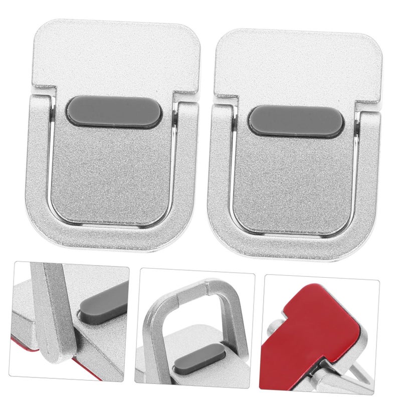 1 Pair Invisible Laptop Cooling Stand Portable Notebook Holder Ergonomic Height Adjustable Laptop Stand Heat Dissipation Desk Organizer - Image 4