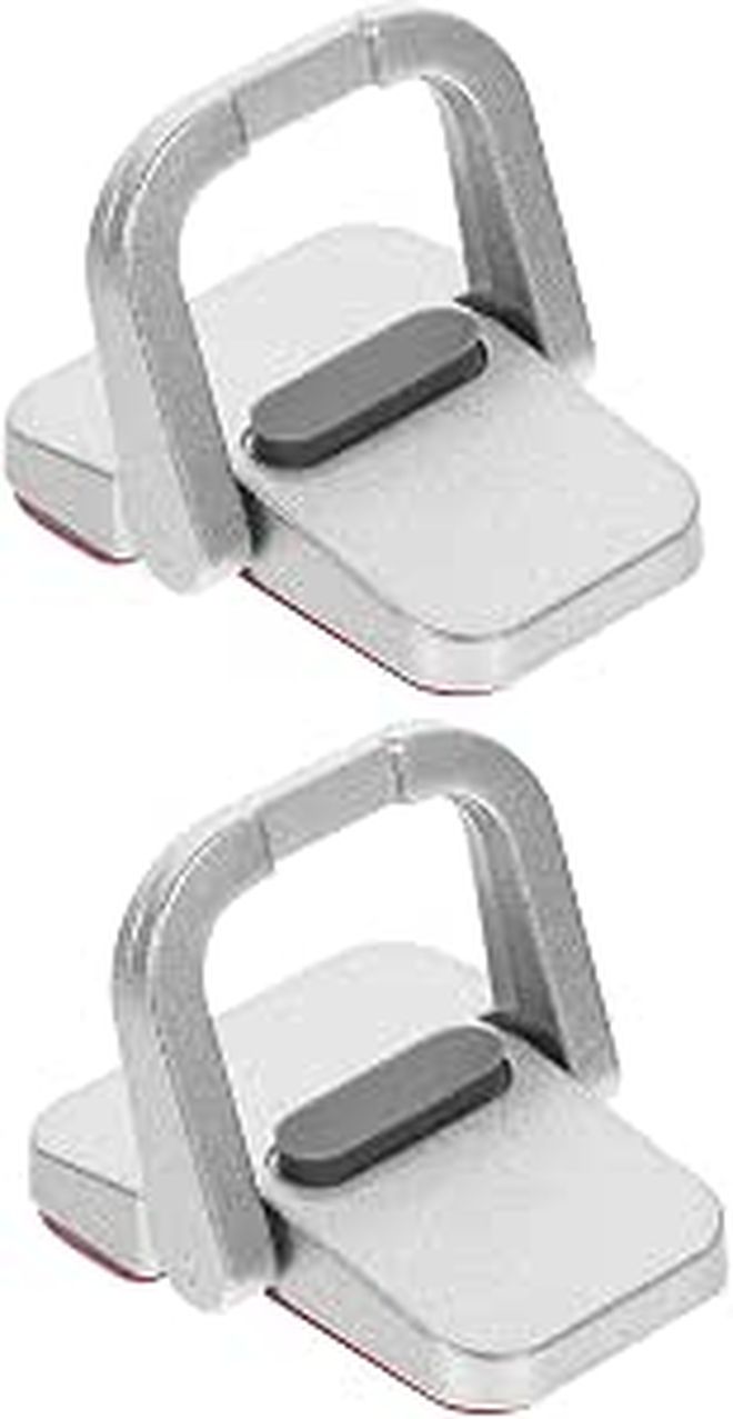 1 Pair Invisible Laptop Cooling Stand Portable Notebook Holder Ergonomic Height Adjustable Laptop Stand Heat Dissipation Desk Organizer - Image 1
