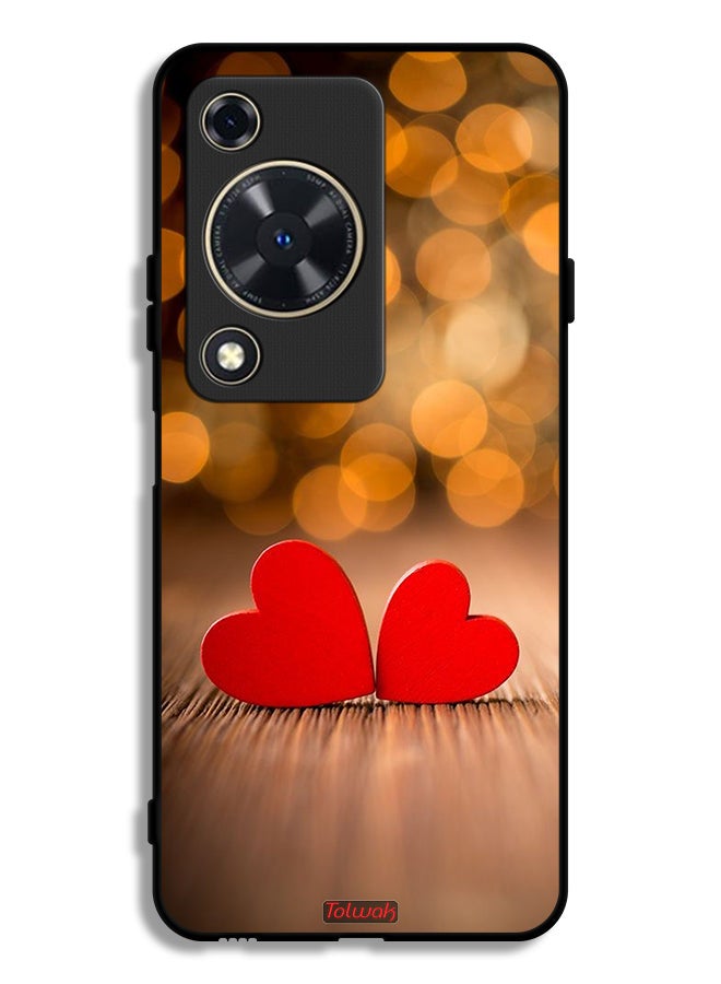 Tolwak Huawei Nova Y72S Protective Case Cover Two Beautiful Hearts