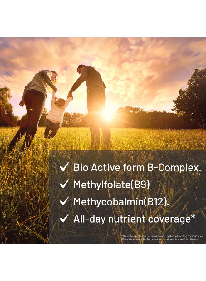 CGMLABS Vitamin B Complex - Active B1, B2, B3, B6, B12, Thiamine, Riboflavin, Niacin, Folate, Biotin, Pantothenic Acid, Inositol by CGM Labs - Image 4