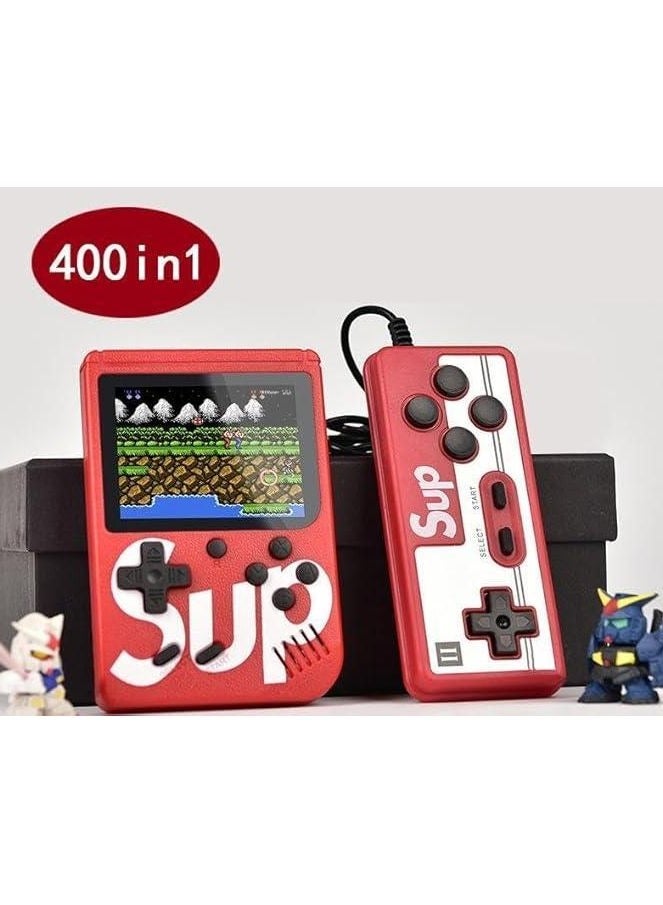 SUP UP 400-in-1 Retro Game Box – Handheld Console with Remote for 2 Players, Built-in Classic Games Like Contra & Bomber Man, TV Compatible, Gift for Kids & Adults - Image 4