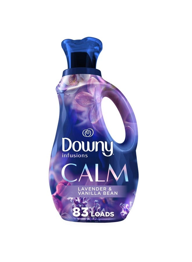 Downy Infusions Laundry Fabric Softener Liquid, Calm, Lavender & Vanilla Bean, 56 Fl Oz - Image 1