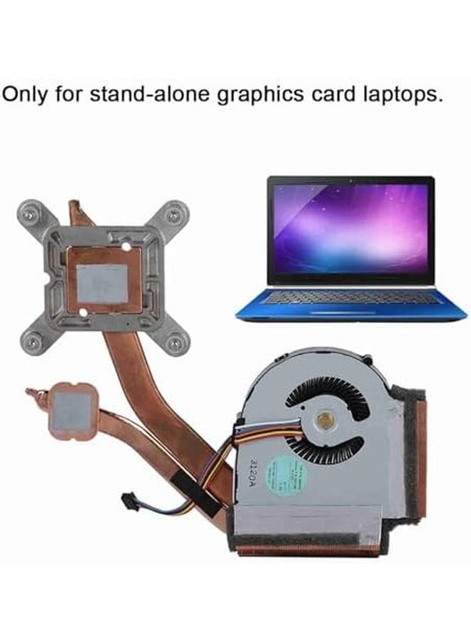 مروحة تبريد وحدة المعالجة المركزية ذات 5 دبابيس، مبرد هوائي سريع تبديد الحرارة مع أدوات التثبيت للابتوب ThinkPad T430 وT430i - Image 4