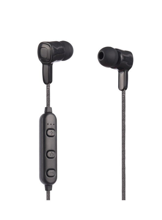 كين سماعة رقبة لاسلكية Kin KL-21 - بتقنية بلوتوث 5.2 – تشغيل حتى 20 ساعة – تصميم مريح وخفيف – لون أسود - Image 2