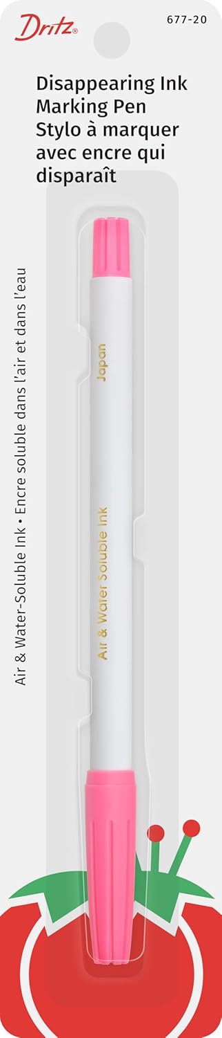 Dritz Dritz 67720 Disappearing Ink Marking Pen Pink - Image 1
