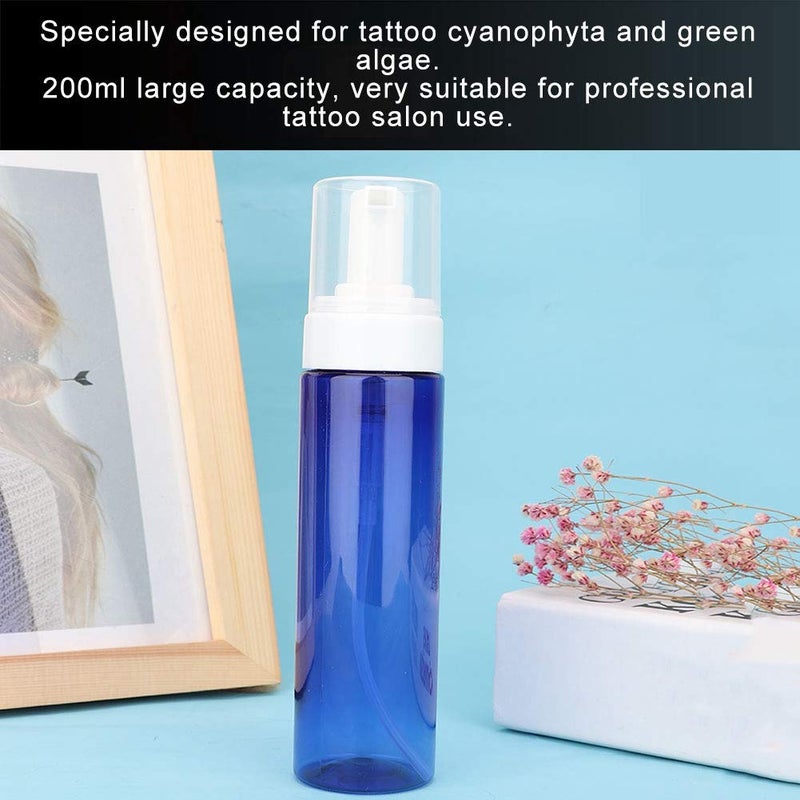 klarako 200ml Empty Foam Pump Bottle, Travel Size Plastic Refillable Pump Soap Bottle for Soap, Shampoo(Blue) - Image 5