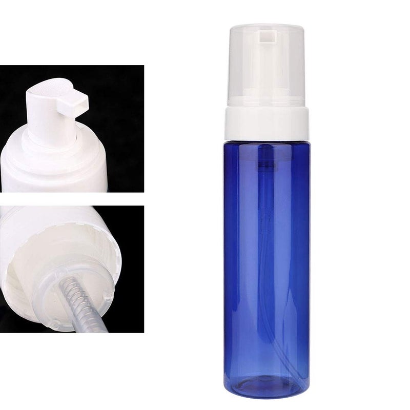 klarako 200ml Empty Foam Pump Bottle, Travel Size Plastic Refillable Pump Soap Bottle for Soap, Shampoo(Blue) - Image 3