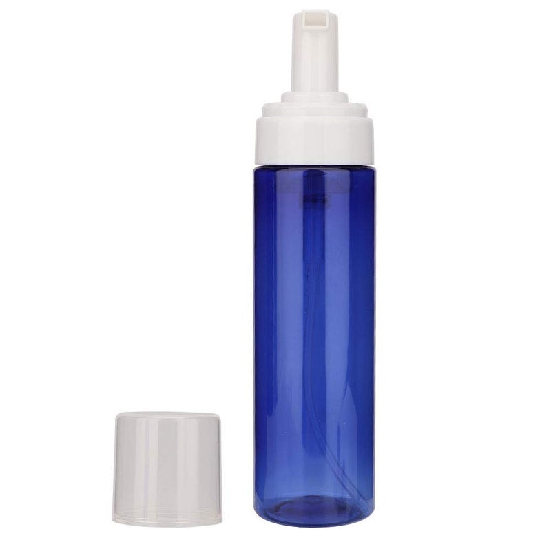 klarako 200ml Empty Foam Pump Bottle, Travel Size Plastic Refillable Pump Soap Bottle for Soap, Shampoo(Blue) - Image 1