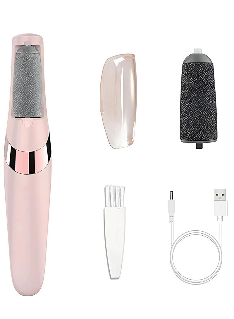 Electric Foot File, Electric Callus Remover, USB Rechargeable, Waterproof Hard Skin Remover with 2 Speed Rollers, LED Light, Professional Pedicure Tool for Cracked Feet and Heels - Image 2