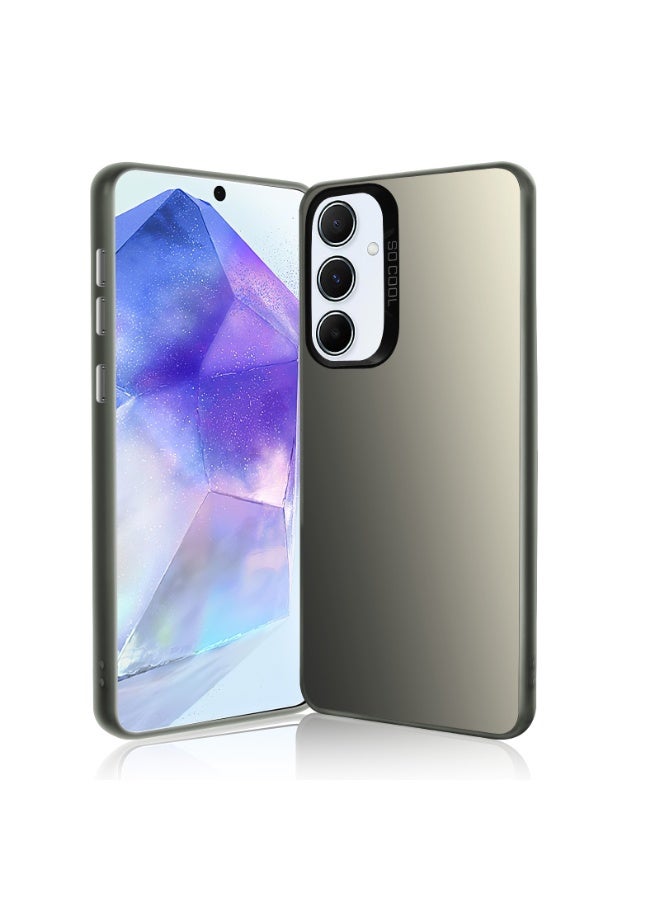 LiuShan Samsung Galaxy A15 5G Case, Slim TPU Bumper Phone Cover,360°Full Body Shockproof Protective Phone Case for Samsung A15 5G Gray - Image 2