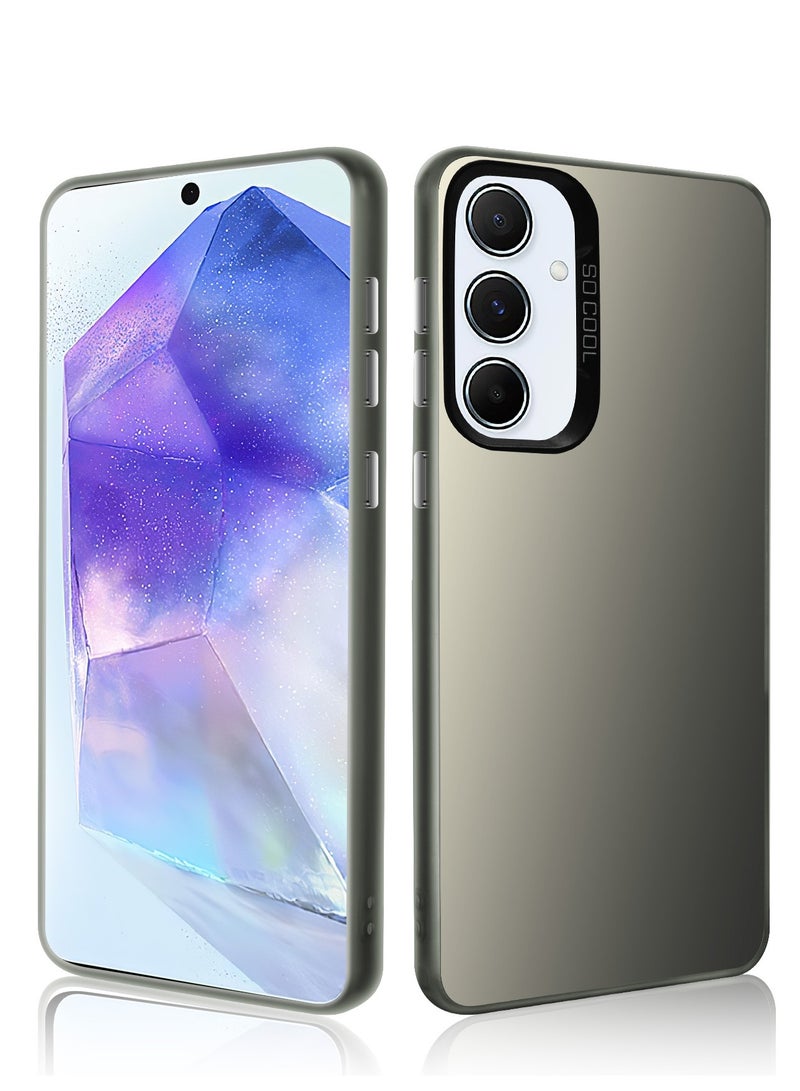 LiuShan Samsung Galaxy A15 5G Case, Slim TPU Bumper Phone Cover,360°Full Body Shockproof Protective Phone Case for Samsung A15 5G Gray - Image 1