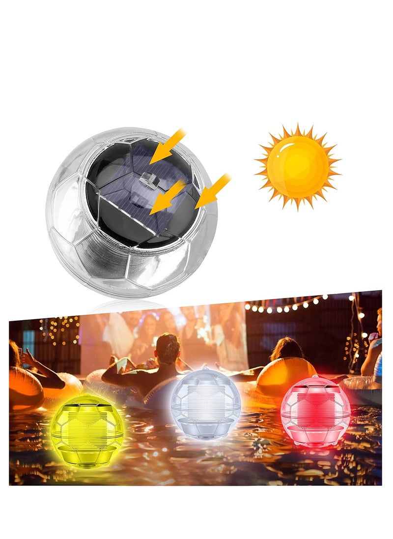 SYOSI - Solar Floating Pool Lights Powered LED Night Light Waterproof Pond Lights with Color Changing Light Balls for Swimming Pool Pond Fountain Garden Party Home Decor - Image 1