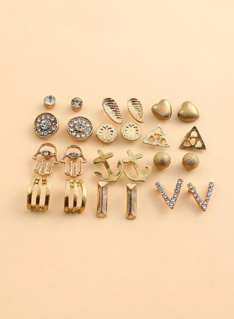 SOHI Constantinople Artificial Stud Earring Jewellery