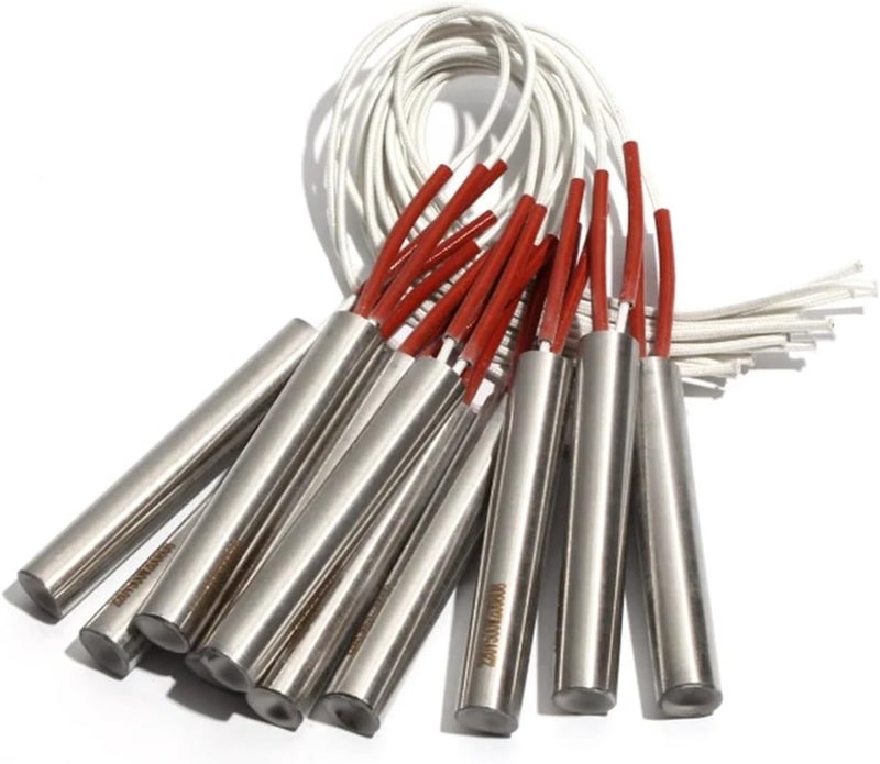2pcs 25mm Diameter 80~95mm Length 110/220/380V Single-End Heater 304SUS 620W-740W Heating Element for Water(380V,660W 25x85mm) - Image 5