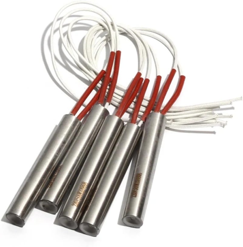 2pcs 25mm Diameter 80~95mm Length 110/220/380V Single-End Heater 304SUS 620W-740W Heating Element for Water(380V,660W 25x85mm) - Image 3