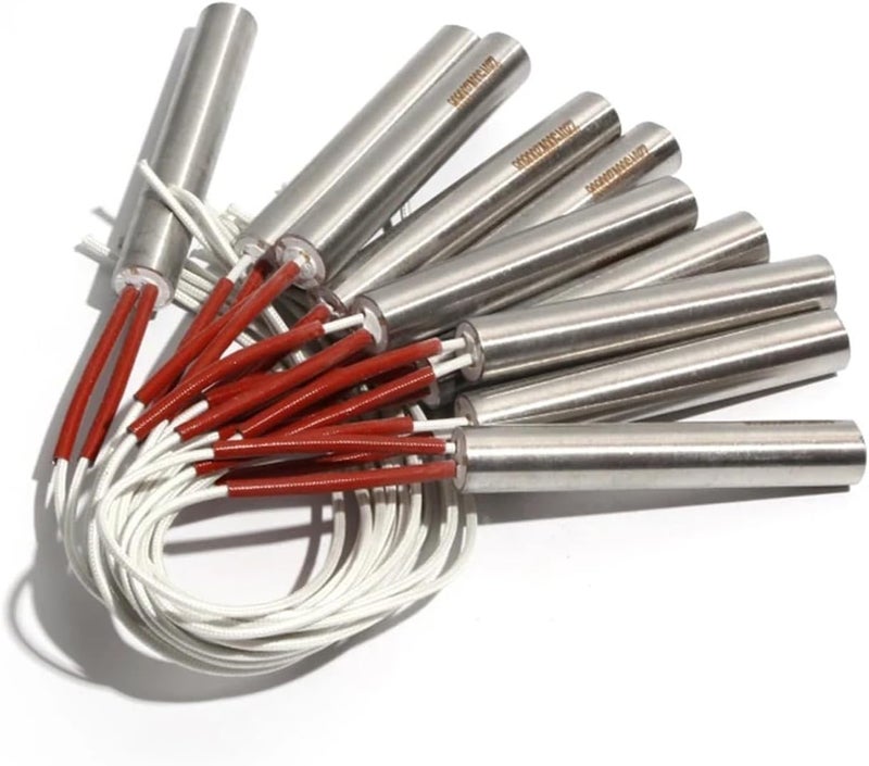 2pcs 25mm Diameter 80~95mm Length 110/220/380V Single-End Heater 304SUS 620W-740W Heating Element for Water(380V,660W 25x85mm) - Image 4