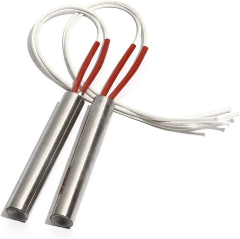 2pcs 25mm Diameter 80~95mm Length 110/220/380V Single-End Heater 304SUS 620W-740W Heating Element for Water(380V,660W 25x85mm) - Image 1