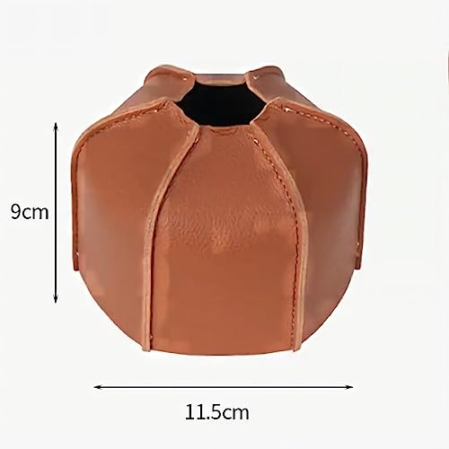 BORDSTRACT PU Leather Camping Fuel Gas Canister Cover Protector Gas Tank Cover Gas Cylinder Storage Protector 230g450g 230g - Image 3