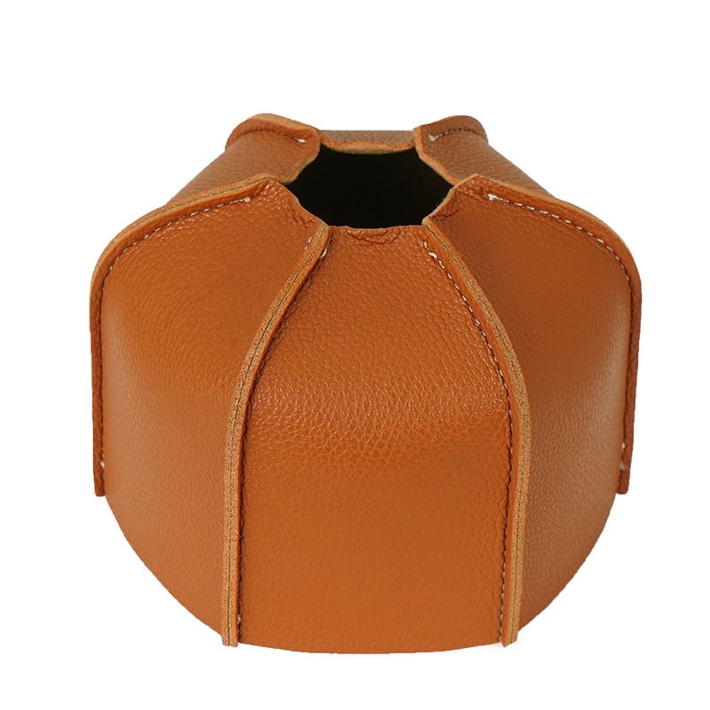 BORDSTRACT PU Leather Camping Fuel Gas Canister Cover Protector Gas Tank Cover Gas Cylinder Storage Protector 230g450g 230g - Image 2