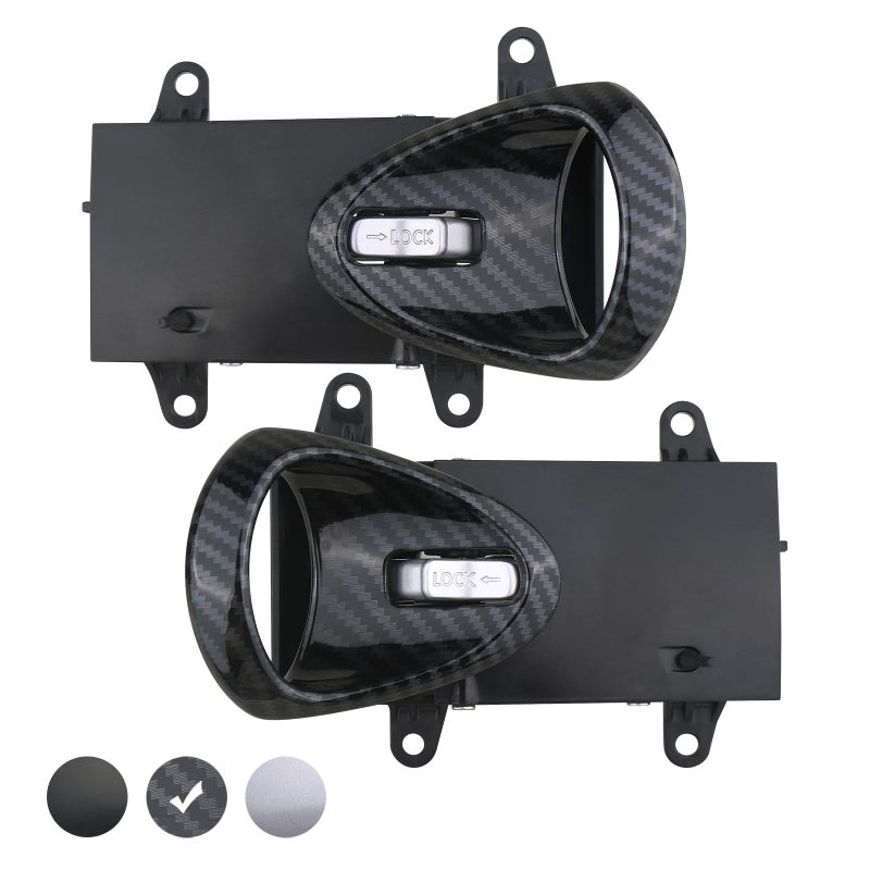 APPERFiT Interior Door Handle Carbon Fiber Compatible with Nissan 350Z 2003 2004 2005 2006 2007 2008 2009