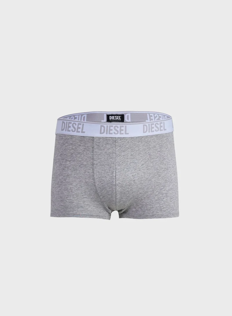 DIESEL 3 Pack Logo Band Trunks