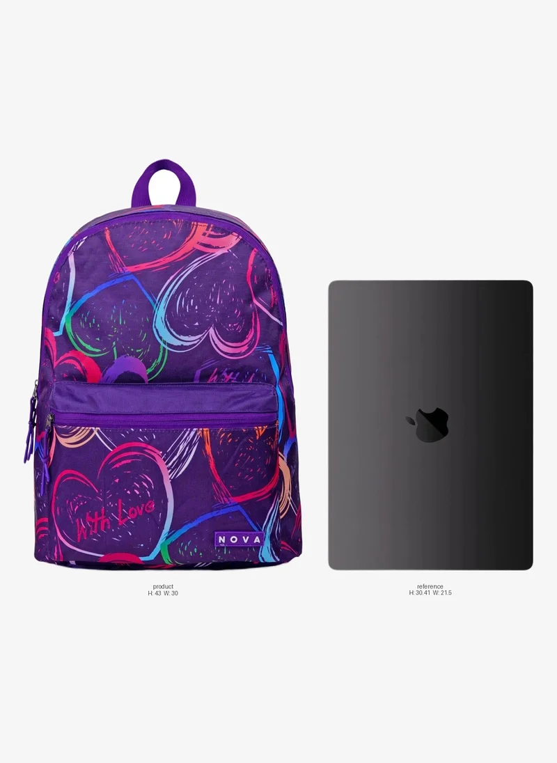 Nova Nova GPP6 16-Inch School Backpack for Girls, School Bag