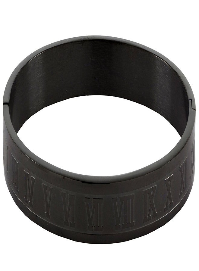 ZIVOM® Roman Black Stainless Steel Bangle Kada Bracelet Men - Image 3