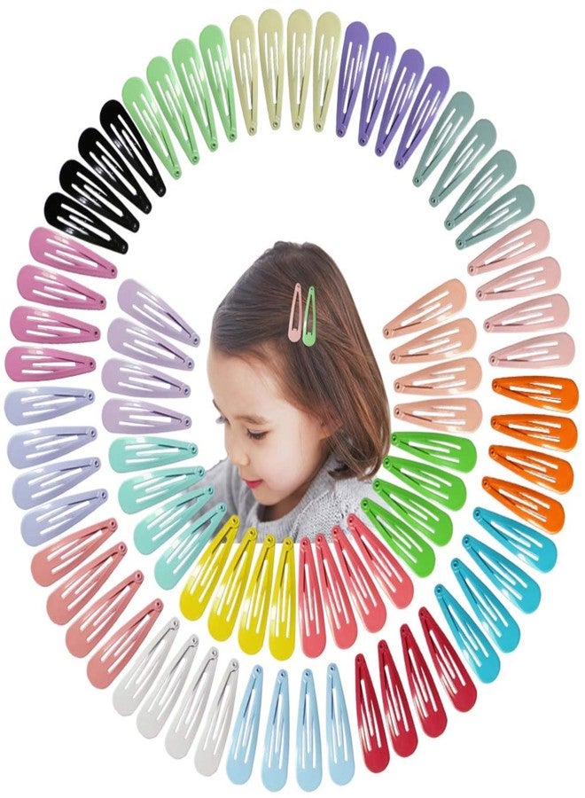 VORSET (Pack of 20 pcs) Hair Tic Tac Tic Tic Tik Tak Clips in Multi Color Fashion Metal Hair Pins Stylish Fashion Hair Accessory For Women And Girls & Baby Girls - Image 1
