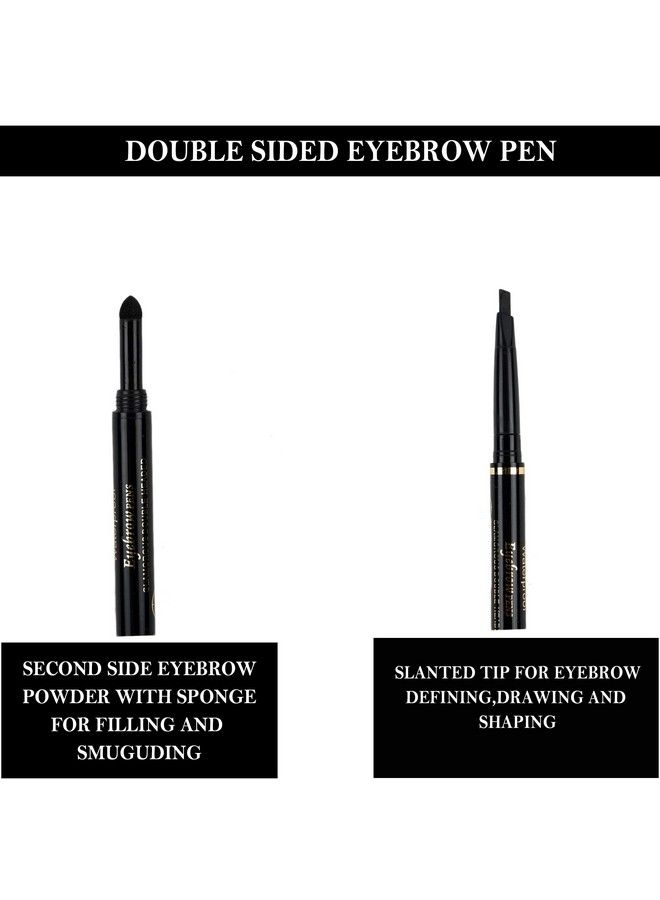 CL2 Cameleon Glamorous Brow Duo Shaper Eyebrow Pen 5G (Black) - Image 4