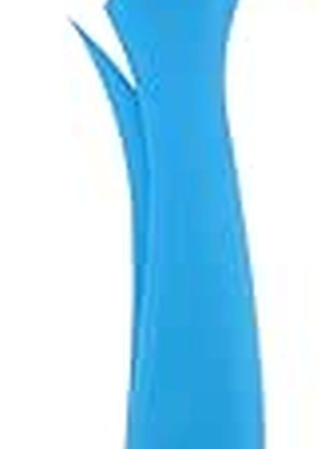 Blue Foldable Gap Cleaning Brush for Window Tracks Sink Grooves Multifunctional Small Space Scrubber - Image 1