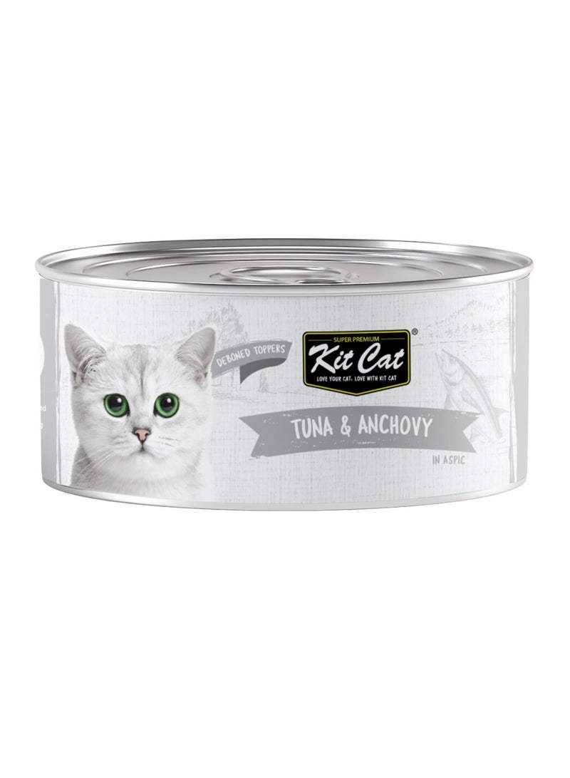Kit Cat Deboned Tuna & Anchovy Toppers 80g - Image 1
