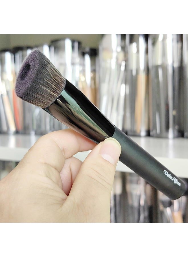 vela yue Liquid Foundation Brush for Natural Flawless Look Angled Perfecting Face Brush - Image 2