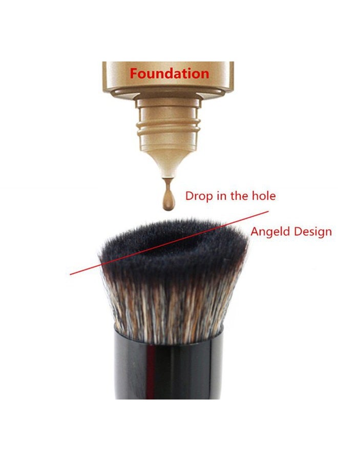 vela yue Liquid Foundation Brush for Natural Flawless Look Angled Perfecting Face Brush - Image 5