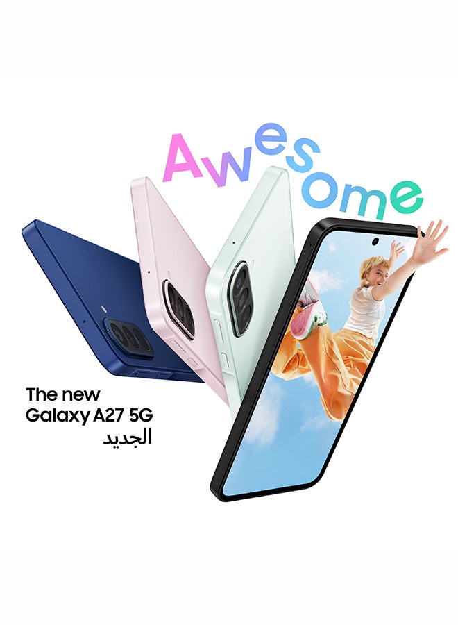 Samsung Galaxy A27 Dual SIM 5G Blue 8GB RAM 256GB - Middle East Version - Image 3