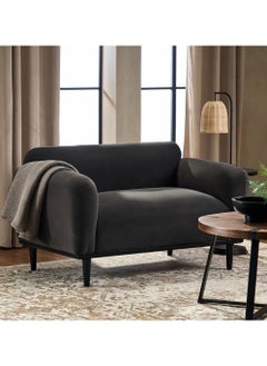 2-Seater Sofa 160x85x85 Cm - Black - pzsku/ZDA3DF2703430C1507FA8Z/45/_/1736250940/a3dc4ded-fa2c-4ff0-8dc1-3d0d9de74f0d