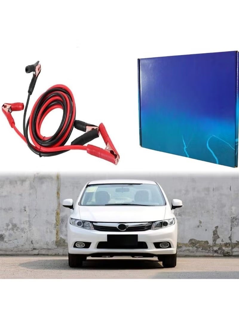 Heavy Duty Battery Booster Cables - 800 Amp High-Power Jumper Cables - Professional Emergency Starter with Insulated Safety Clips for All Vehicles. - Image 1