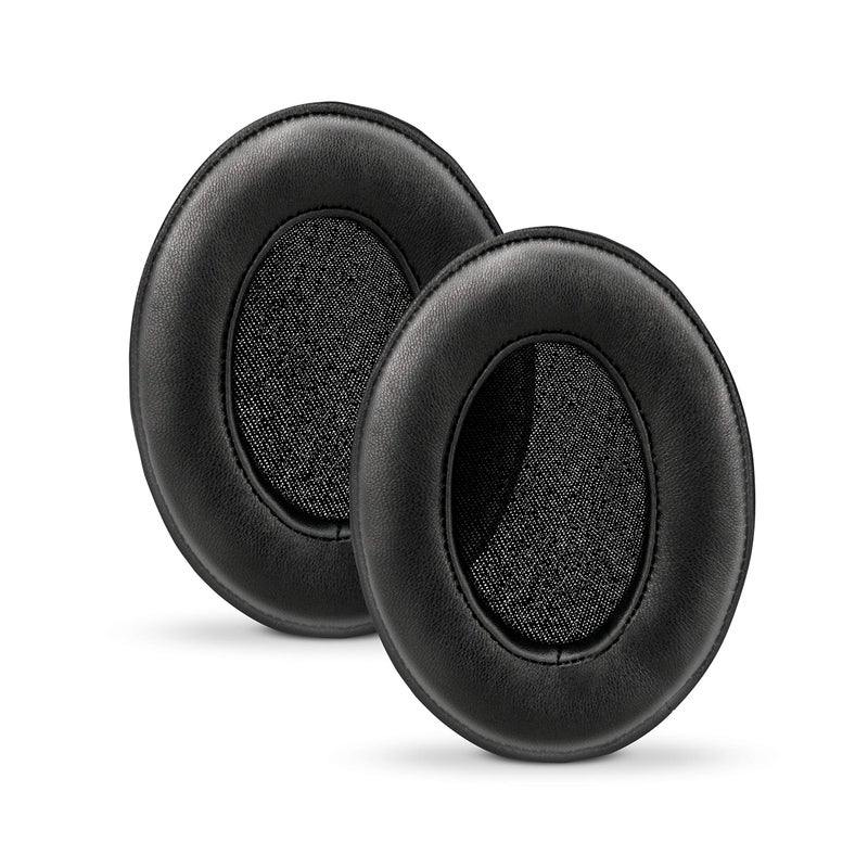 Brainwavz Sheepskin Ear Pads for ATH M50X M50XBT M40X HyperX SHURE Turtle Beach AKG ATH Philips JBL Fostex Replacement Memory Foam Earpads Fits Many Headphones See List Leather Oval - Image 2