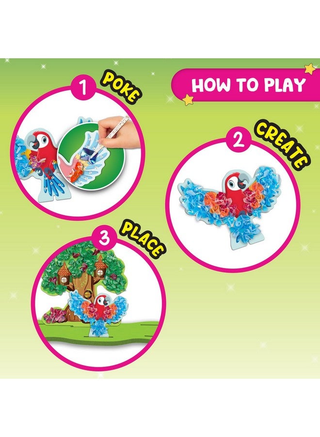 سمارتيفيتي مجموعة SmartCraft Poke 'n' Create DIY للأطفال من سن 4 إلى 10 سنوات، هدية عيد ميلاد إبداعية للبنات والأولاد من سن 4-5-6-7-8-9-10 سنوات، مجموعة أنشطة فنية وحرفية DIY - Image 4