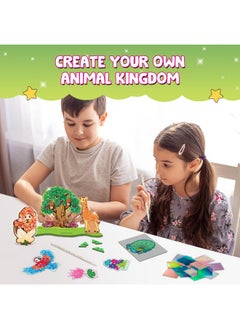 Smartivity SmartCraft Poke ‘n’ Create DIY Kit for Kids 4 to 10 Years, Creative Birthday Gift for Girls & Boys Age 4-5-6-7-8-9-10, DIY Art & Craft Activity Kit  - Image 3