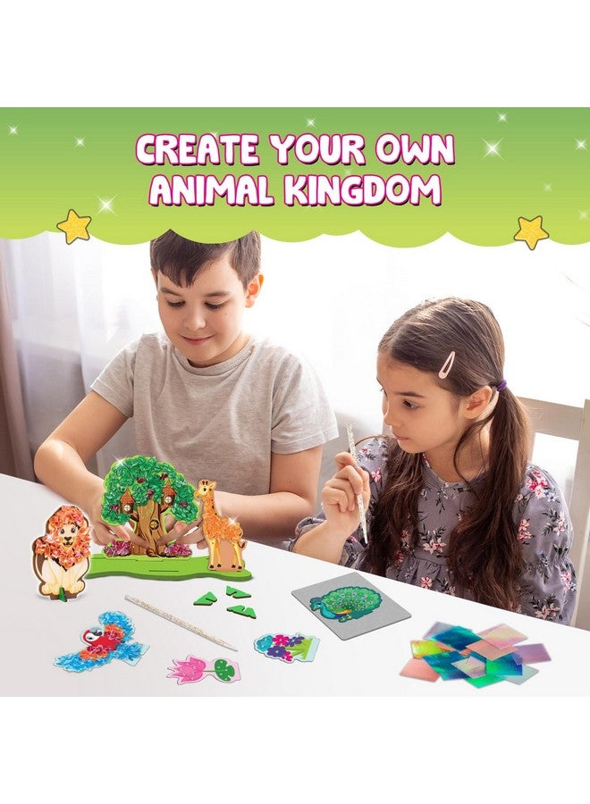 سمارتيفيتي مجموعة SmartCraft Poke 'n' Create DIY للأطفال من سن 4 إلى 10 سنوات، هدية عيد ميلاد إبداعية للبنات والأولاد من سن 4-5-6-7-8-9-10 سنوات، مجموعة أنشطة فنية وحرفية DIY - Image 3