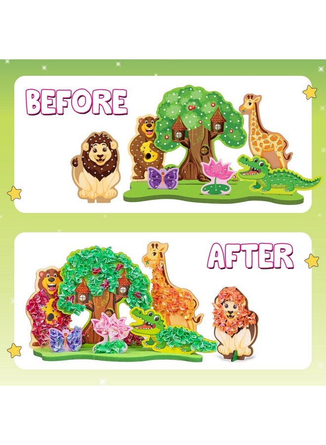 سمارتيفيتي مجموعة SmartCraft Poke 'n' Create DIY للأطفال من سن 4 إلى 10 سنوات، هدية عيد ميلاد إبداعية للبنات والأولاد من سن 4-5-6-7-8-9-10 سنوات، مجموعة أنشطة فنية وحرفية DIY - Image 5