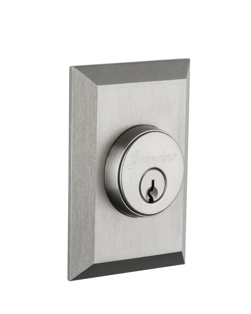 Grandeur 824336, Satin Nickel Avenue Double Cylinder Deadbolt - Image 4