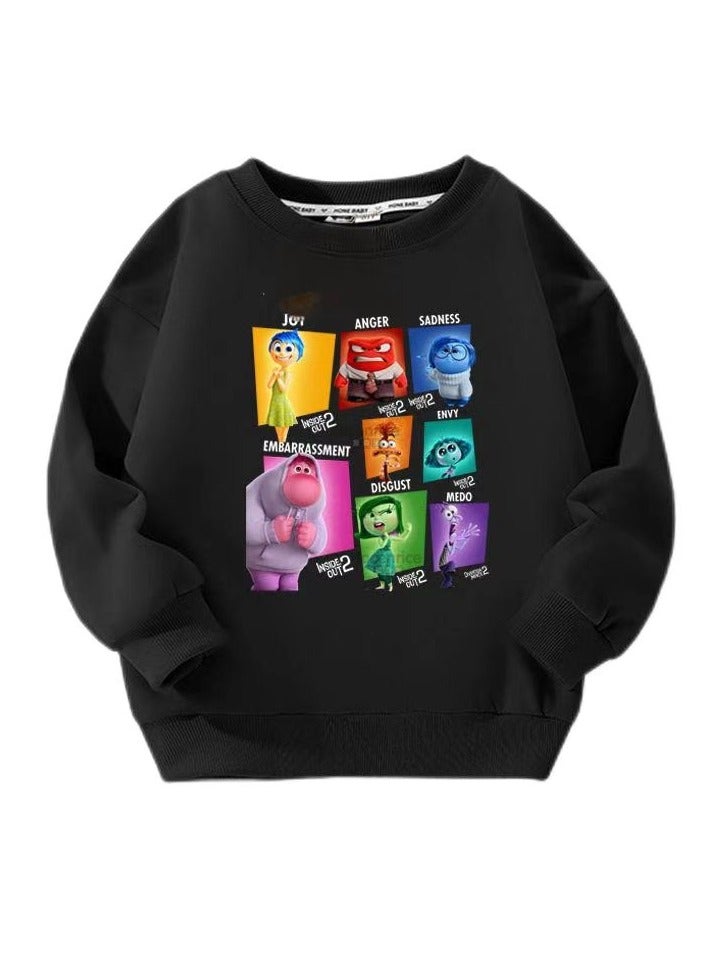 Inside Out 2 Hoodie Unisex Shirt Hooded Sweater long Sleeve Stylish for Kids Children Boy Girls  - Image 1