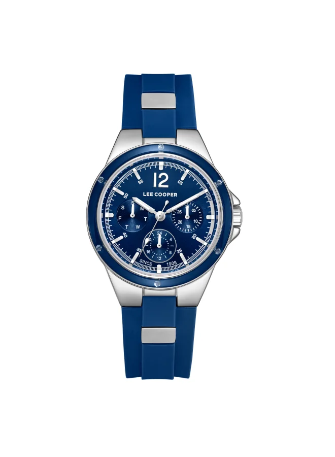 Lee Cooper Women's Silicone Multi Function Watch LC08099.399 - 35 mm