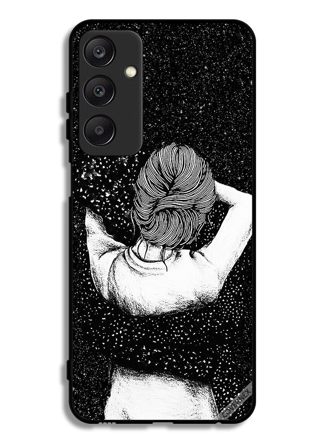 Covernex Samsung Galaxy A25 5G Protective Case Cover Night Imagination Of Doodle Girl - Image 1