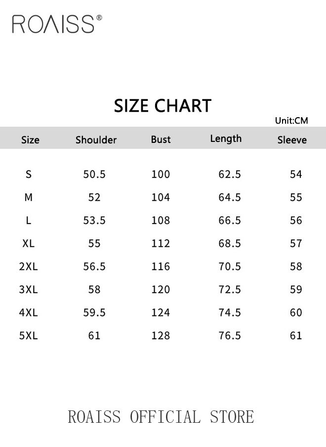 roaiss - Vintage Cartoon Bus Sweatshirt Long-Sleeve Crew Neck Cartoon Print Sweatshirt - Image 1